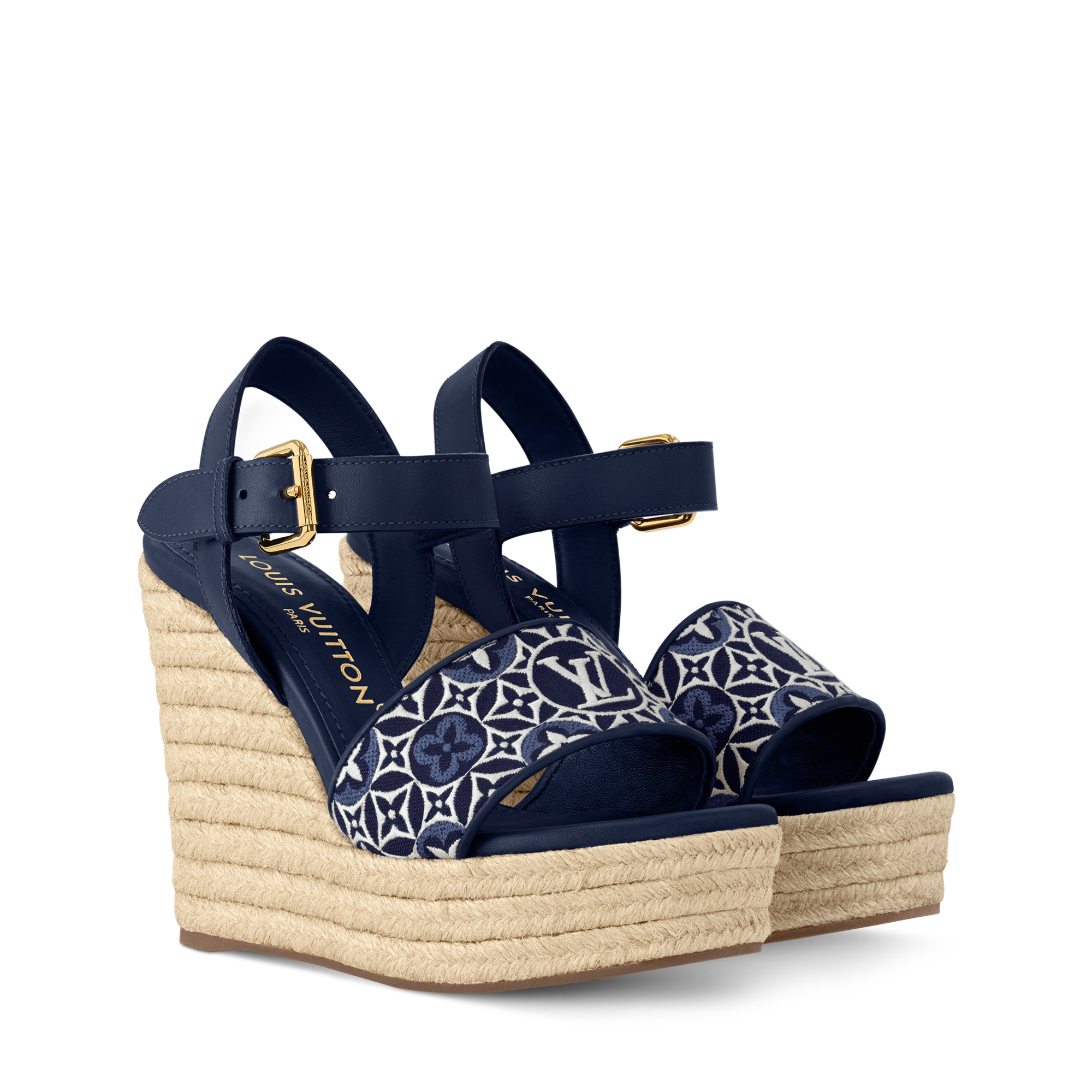 Helios Wedge Espadrille  in Women's Shoes Sandals and Espadrilles collections by Louis Vuitton (Product zoom)